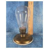 ANTIQUE P & S LIGHT BULB AND FIXTURE