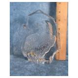 BALD EAGLE GLASS  PAPERWEIGHT