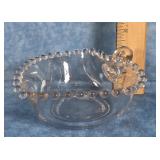 CANDLEWICK BY IMPERIAL GLASS HEART SHAPED BOWL