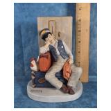 NORMAN ROCKWELL 'ASLEEP ON THE JOB' FIGURINE