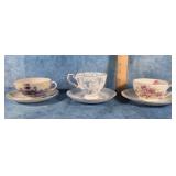 TEA CUPS AND SAUCERS BOX LOT