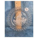 EAPG ADAMS GLASS CO. MARY HAD A LITLLE LAMB PLATE