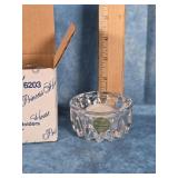 PRINCESS HOUSE 3 LEAD CRYSTAL TEALIGHT HOLDERS
