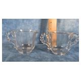 IMPERIAL CANDLEWICK HOBNAIL CREAMER & SUGAR