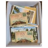 PEORIA, IL POSTCARDS BOX LOT