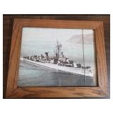 USS LIOYD B. PARKS (DD-884) FRAMED PHOTOGRAPH