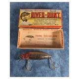 VTG. HEDDON RIVER-RUNT SPOOK FLOATING FISHING LURE