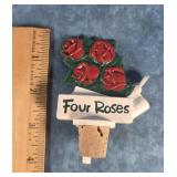 FOUR ROSES BOURBON BOTTLE STOPPER & POURER