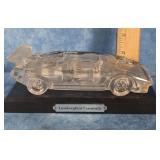 LAMORGHINI COUNTACH LEAD CRYSTAL CAR PAPERWEIGHT