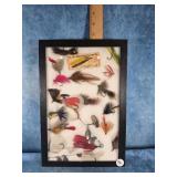 FISHING FLIES, STREAMERS & SMALL SPINNERS DISPLAY