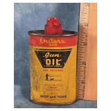VTG. 3-OUNCE OUTERS 445 GUN OIL METAL CAN
