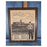 THE NAVY HYMM MARBLE ART BY MM JOHN WILLS STUDIOS