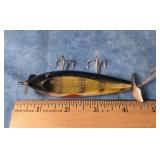 VTG. CREEK CHUB INJURED MINNOW FISHING LURE