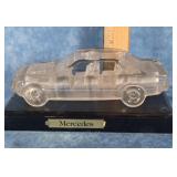 MERCEDES-BENZ 190E LEAD CRYSTAL CAR PAPERWEIGHT