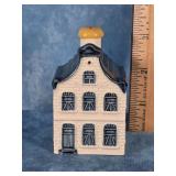 KLM DELFT BLUE MINIATURE HOUSE # 5 GIN BOTTLE