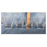 SET OF 4 ENGRAVED WLVP 47 WHISKEY GLASSES