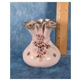 LEFTON CHINA HAND PAINTED VASE 4"