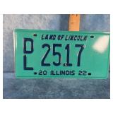 2022 ILLINOIS DEALER LICENSE PLATE