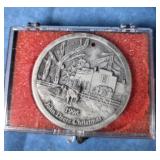 1996 JOHN DEERE CHRISTMAS PEWTER ORNAMENT