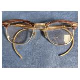 MID-CENTURY GOLD FILLED GLASSES