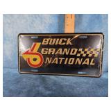 BUICK GRAND NATIONAL NOVELTY LICENSE PLATE NOS