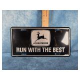 JOHN DEERE NOVELTY LICENSE PLATE