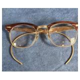 MID-CENTURY GOLD FILLED GLASSES