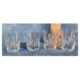 4 MARQUIS BY WATERFORD BROOKSIDE SHOT GLASSES