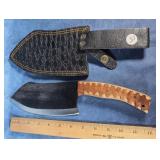HAND-FORGED DAMASCUS STEEL CLEAVER