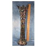 FENTON "APRIL SHOWERS" 15.5" SWUNG VASE