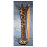 FENTON "APRIL SHOWERS" 15.5" SWUNG VASE