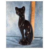 MID-CENTURY MODERN ARTMARK BLACK CERAMIC CAT