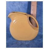 YELLOW FIESTA  POTTERY WATER PITCHER