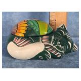 MEXICAN HAND-PAINTED TALAVERA POTTERY TRINKET BOX