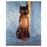 MID-CENTURY 12"  INARCO JAPAN CERAMIC CAT FIGURINE