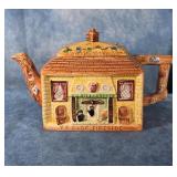 "YE OLDE FIRESIDE" COTTAGE WARE TEAPOT