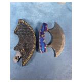 5.5" HAND FORGED DAMASCUS STEEL ULU KNIFE