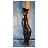 MCM SITTING CAT FIGURINE 11.5" MADE IN THAILAND