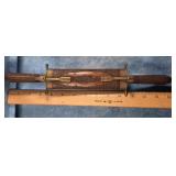 VTG. MEAT CARVING KNIFE & FORK SET
