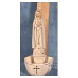 SANMYRO JAPAN OUR LADY OF FATIMA HOLY WATER FONT
