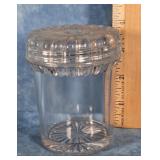 VTG. JELLY JAMMERS LIDDED GLASS JAR