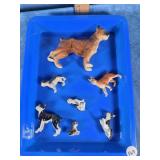 DOG FIGURINES BOX LOT