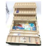 Large Plano Tackle Box with Misc Fishing Tack