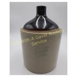 Western Leaf Stoneware Whiskey Jug