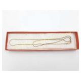 Ladies Gold Chain Marked as 14K