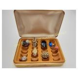 Costume Jewelry Rings with Ring Box