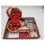 Variety of Ladies Jewelry Parts, Earrings. Lapel