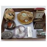 Trinket Boxes, Ring Trays, Travel Clocks