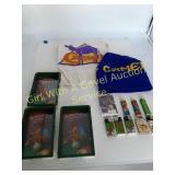 Vintage Camel Lighters, Play Cards, Ash Tray, Hat