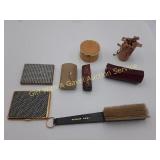 Vintage Cigarette Cases, Lipsticks, Makeup Puff